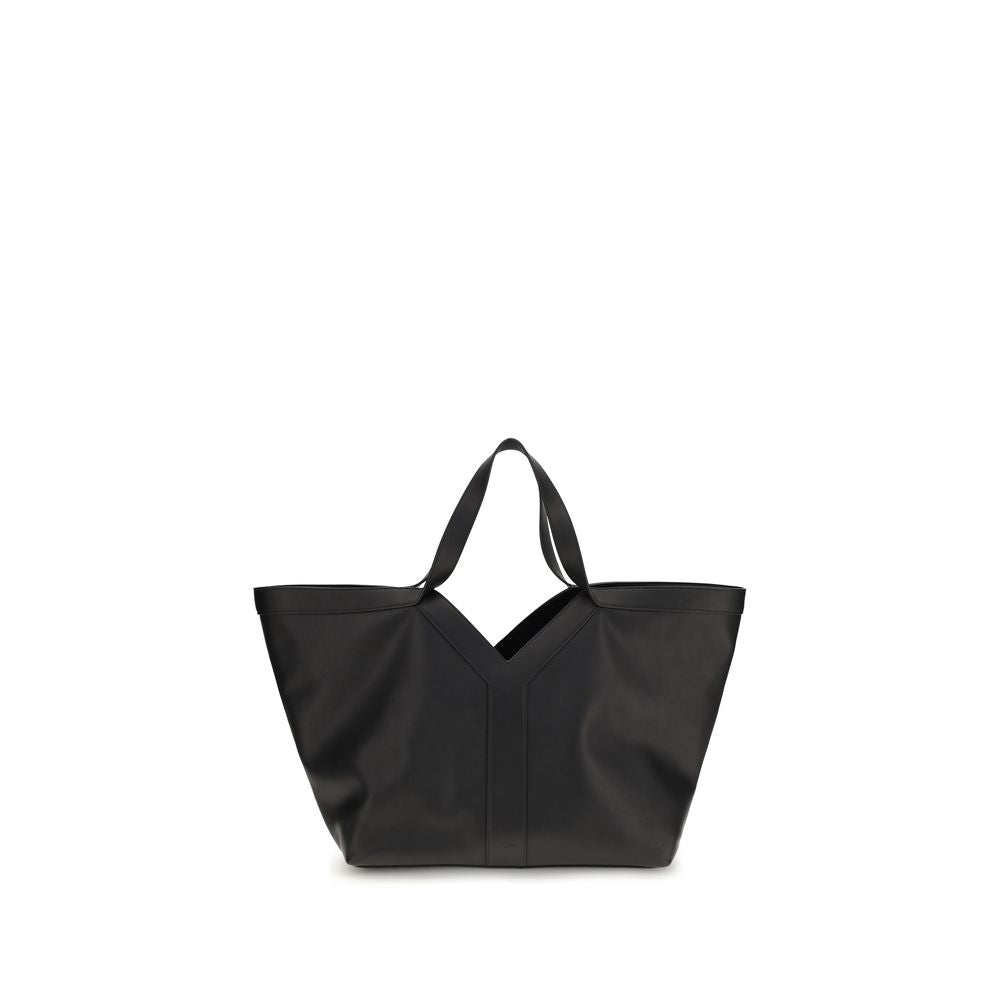 Black Calf Leather Bos Taurus Shoulder Bag - ventzia