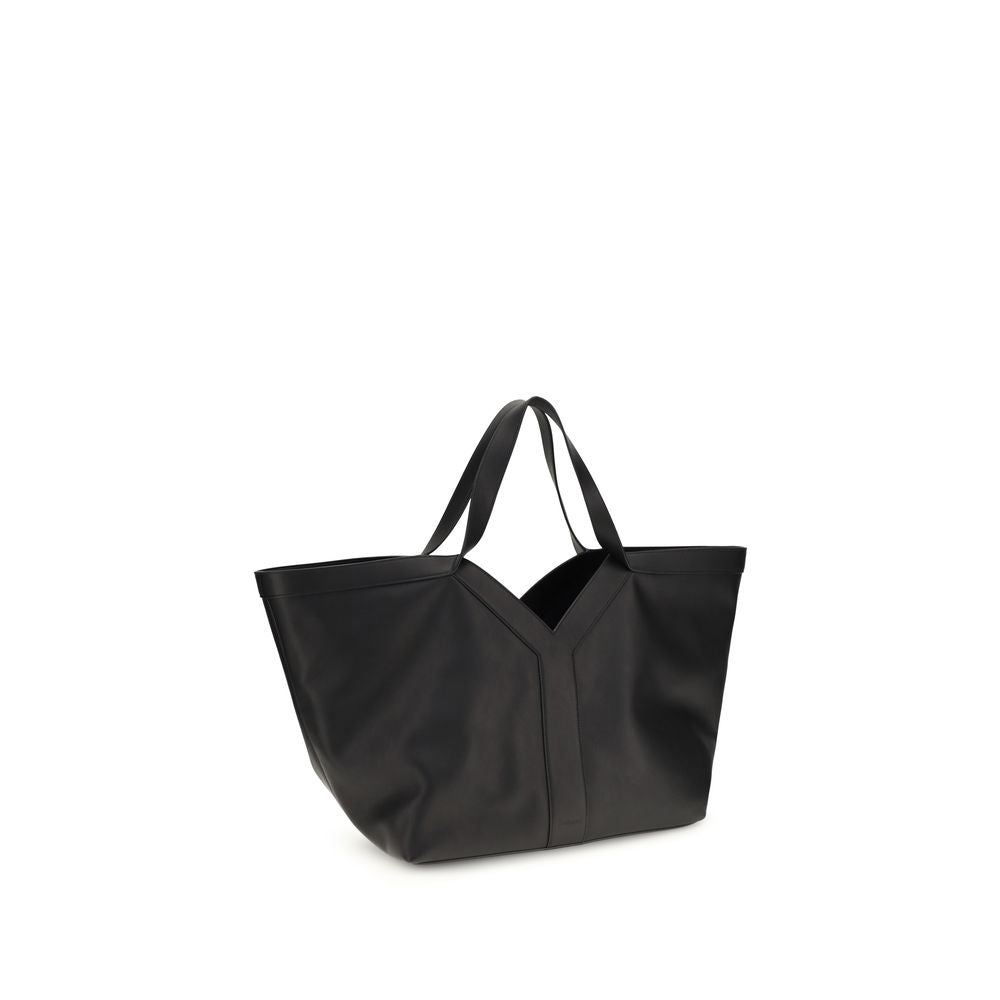 Black Calf Leather Bos Taurus Shoulder Bag - ventzia
