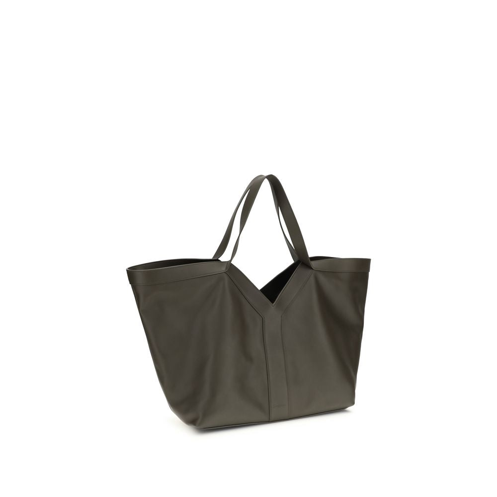 Bicolor Calf Leather Bos Taurus Shoulder Bag - ventzia