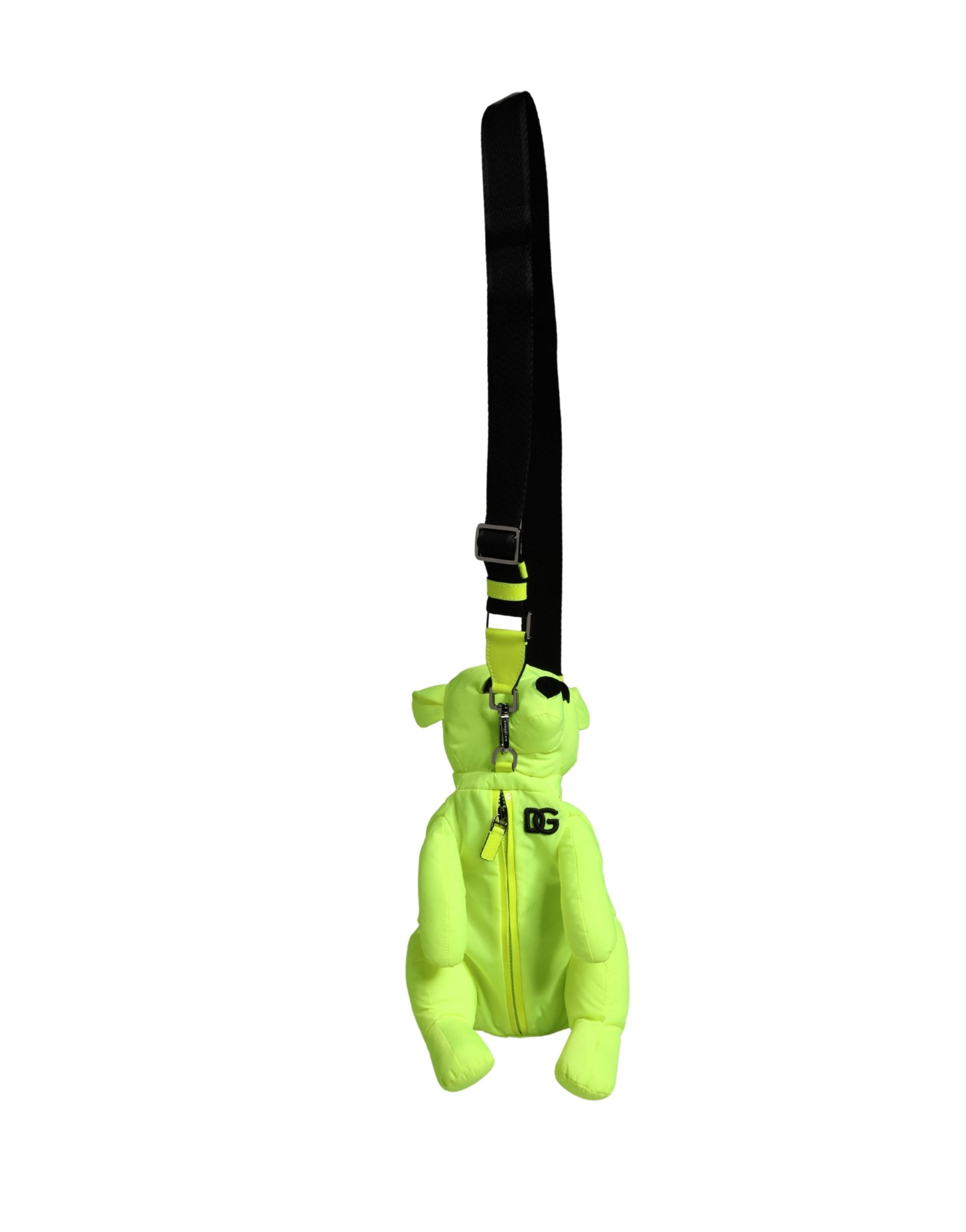 Green Polyester Animal Silhouette Waist Belt Borse Bag - ventzia
