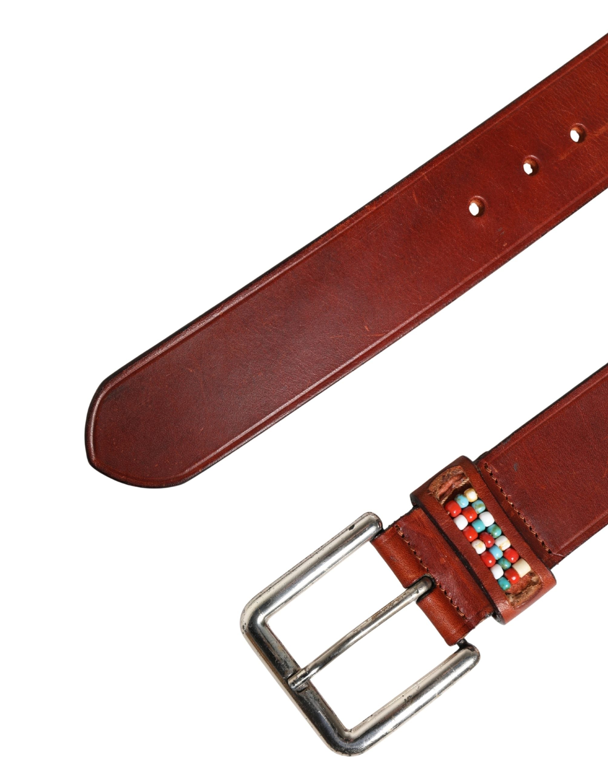 Bordeaux Wide Leather Waist Gold Silver Buckle Belt - ventzia