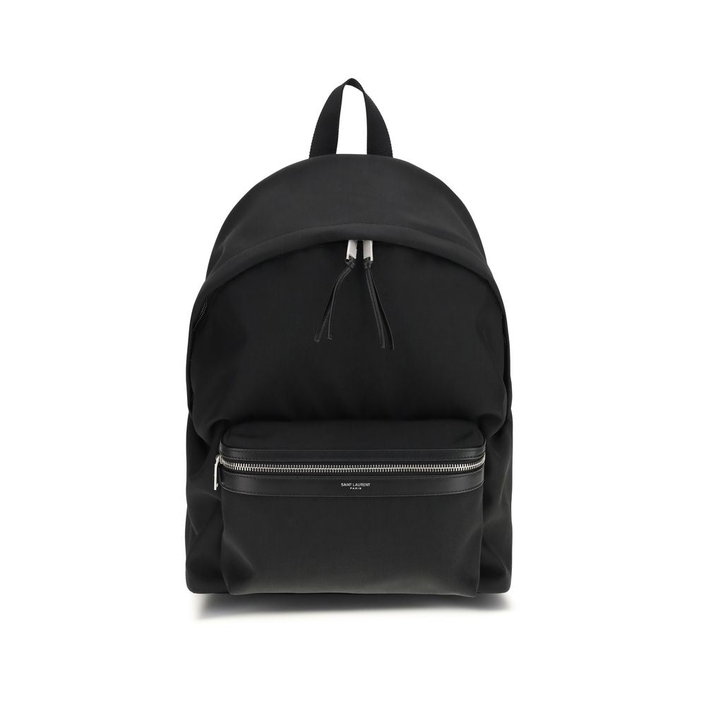 Black Fabric Backpack - ventzia