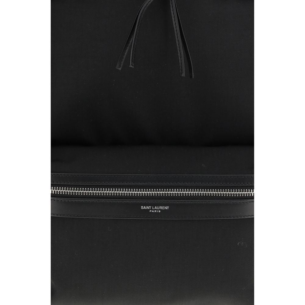 Black Fabric Backpack - ventzia