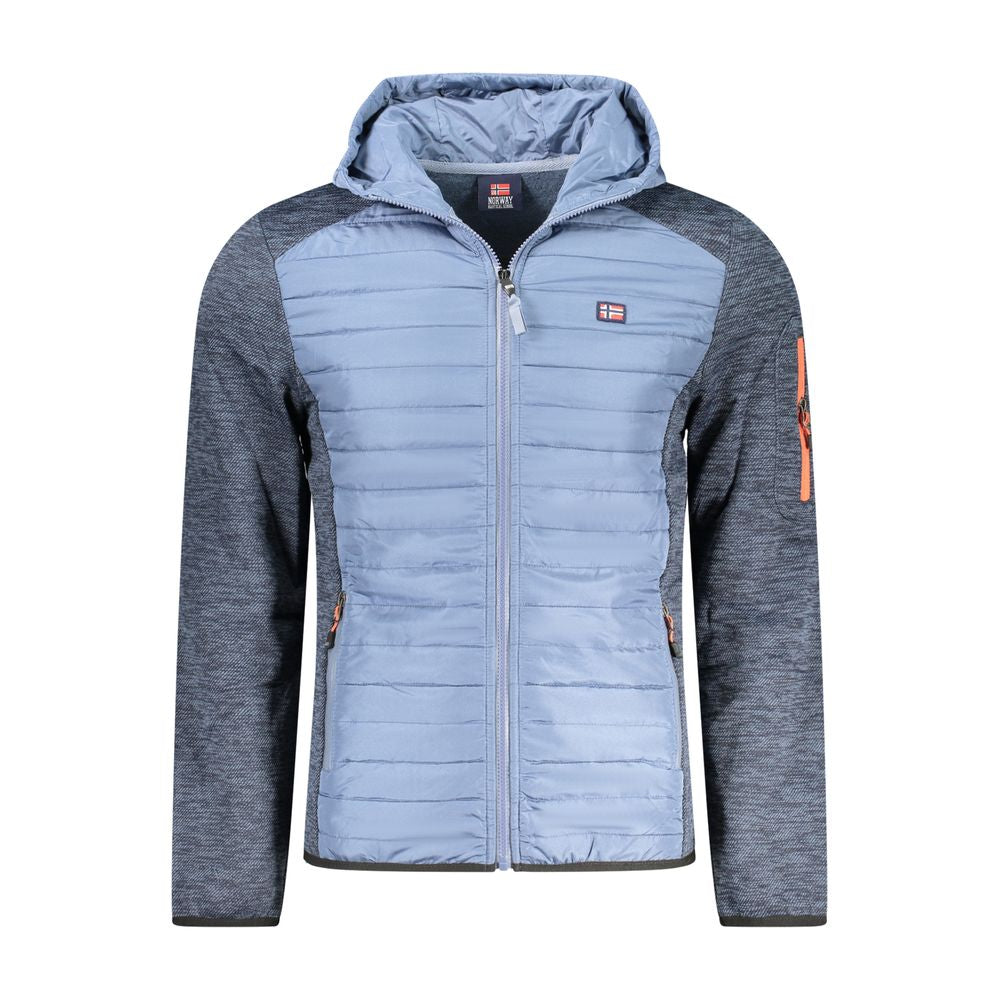 Azzurro Polyester Men's Jacket - ventzia