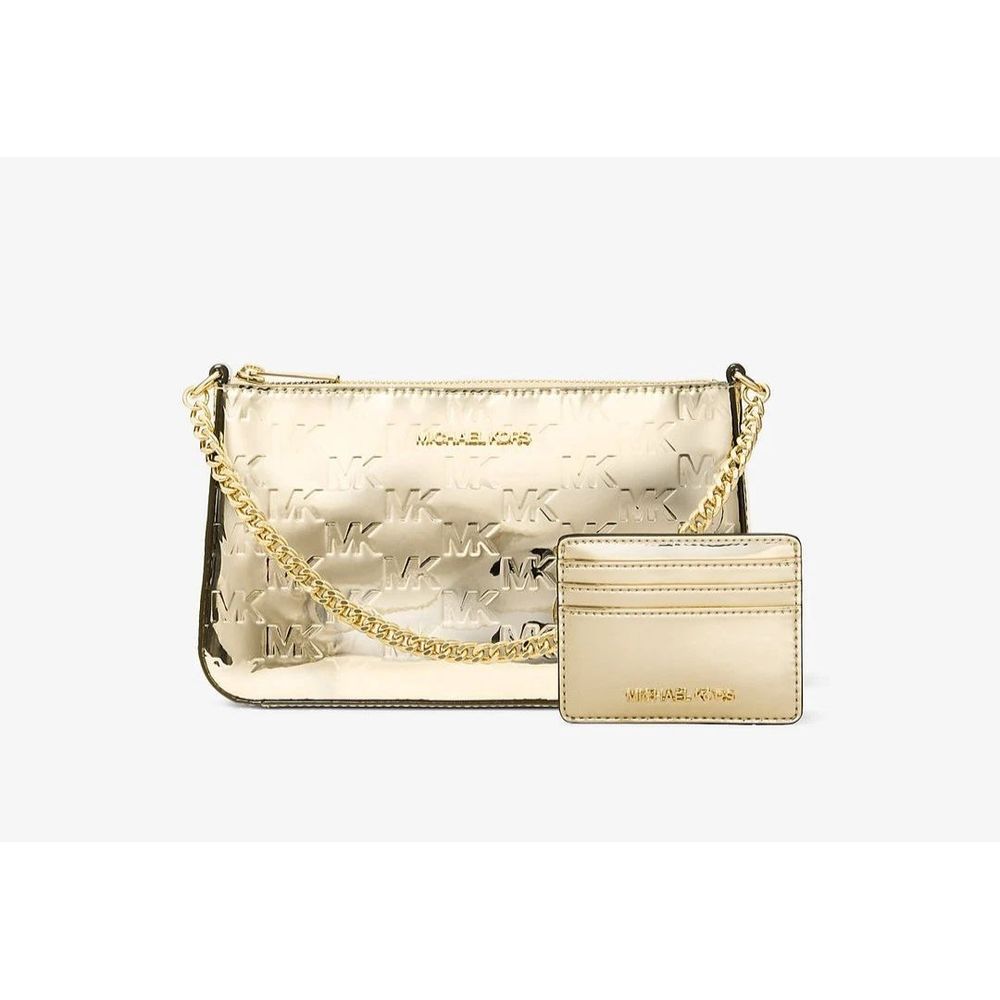 Gold Canvas Clutch Bag - ventzia