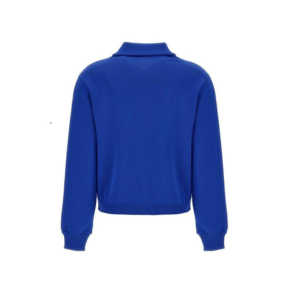 Blue Nylon Cardigan - ventzia