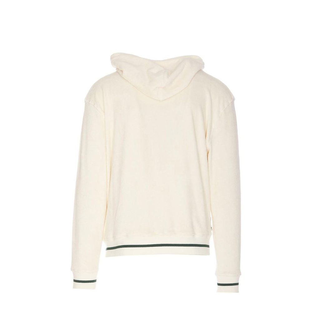 White Cotton Hoodie - ventzia