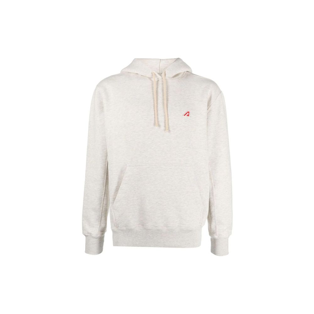 Beige Cotton Hoodie - ventzia