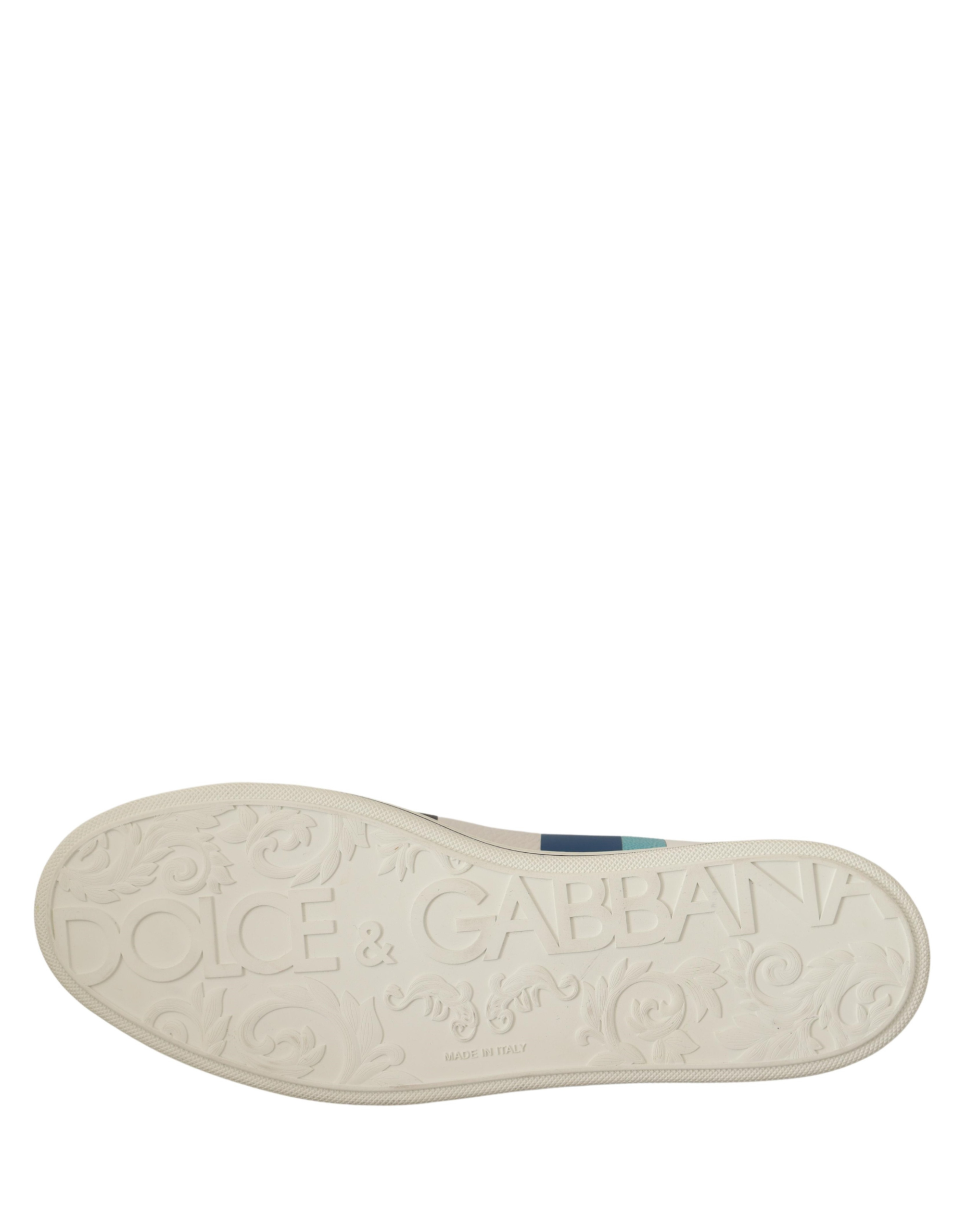 Multicolor Leather Mid Top Sneakers Shoes - ventzia