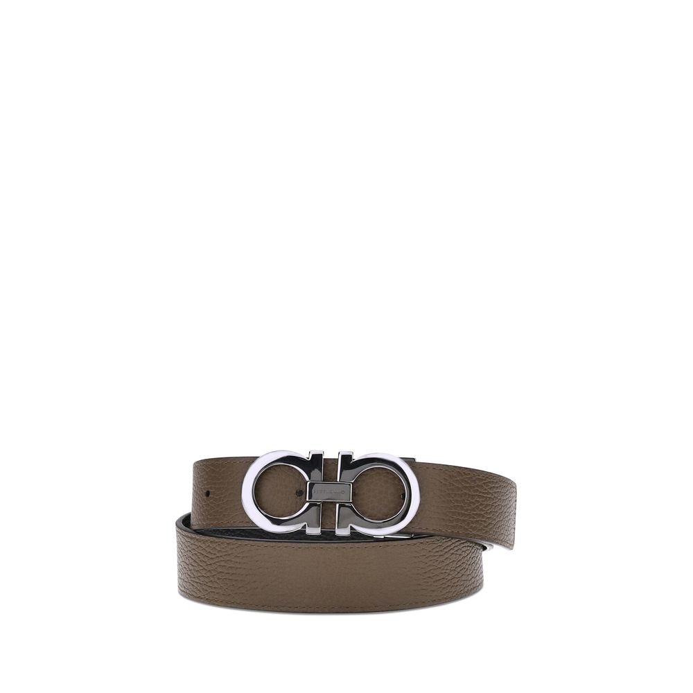 Brown Calf Leather Bos Taurus Regular Belt - ventzia