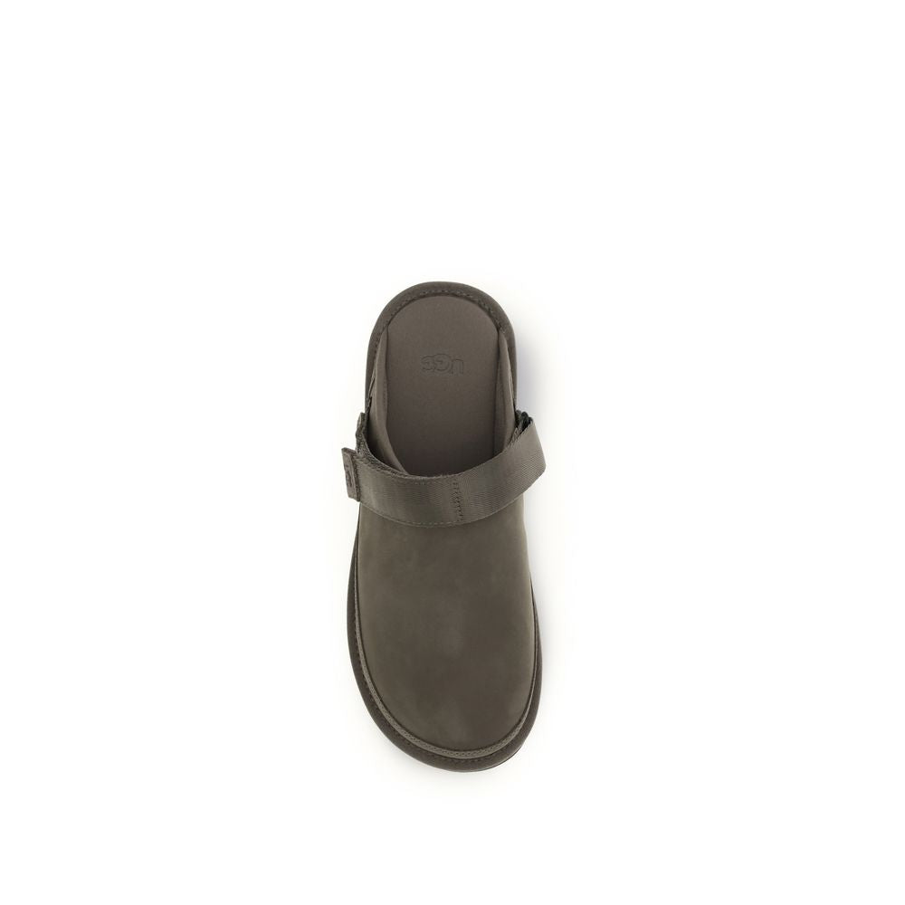 Brown Calf Leather Bos Taurus Mules - ventzia