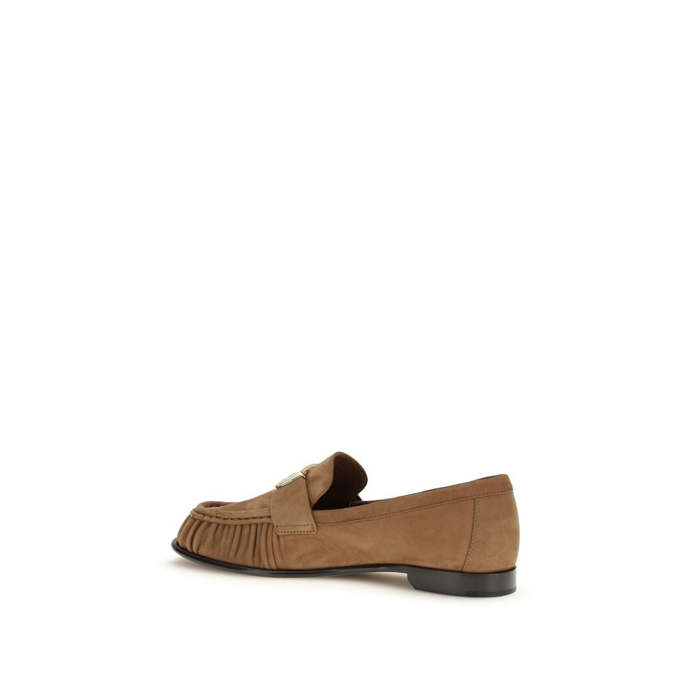 Brown Calf Leather Bos Taurus Slip-On Loafers - ventzia