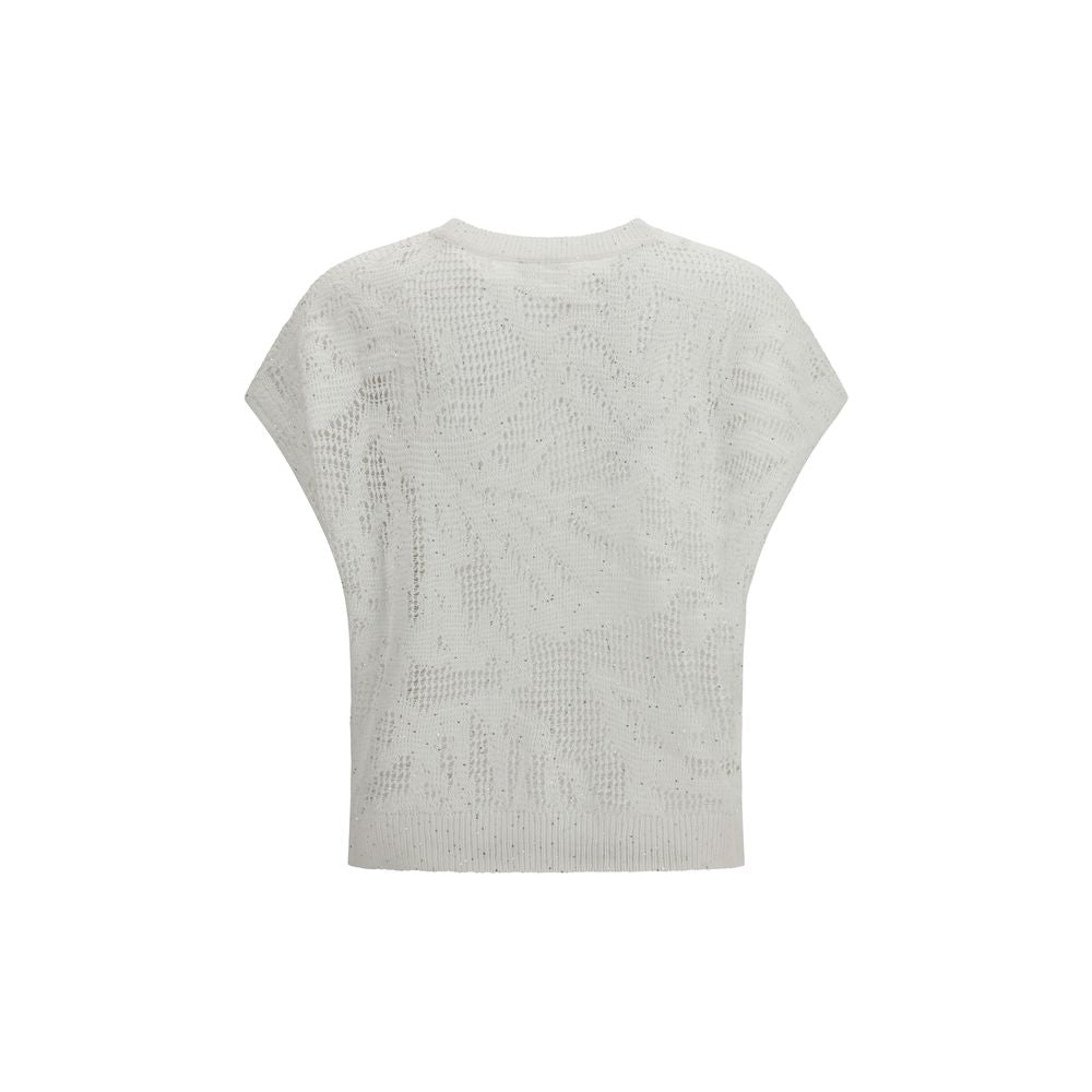 White Linen T-Shirt - ventzia