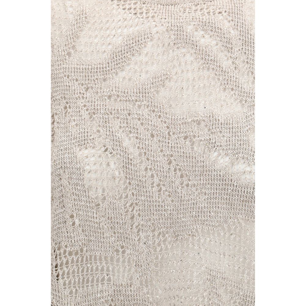 Beige Linen T-Shirt - ventzia