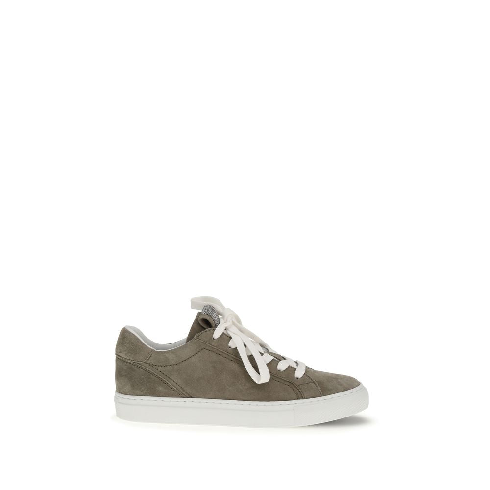 Gray Calf Leather Bos Taurus Sneakers - ventzia