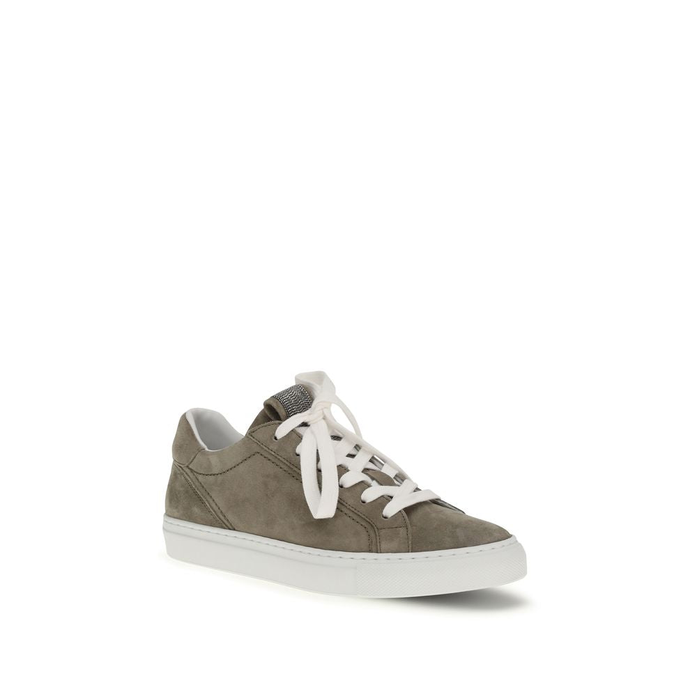 Gray Calf Leather Bos Taurus Sneakers - ventzia