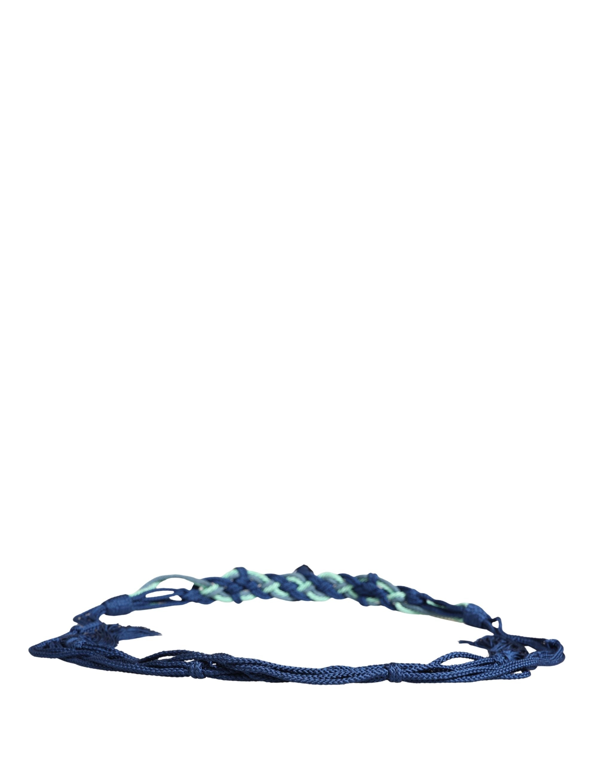 Multicolor Twisted Rope Chain Buckle Waist Belt - ventzia