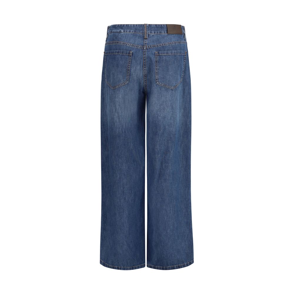 Blue Cotton Jeans Denim - ventzia