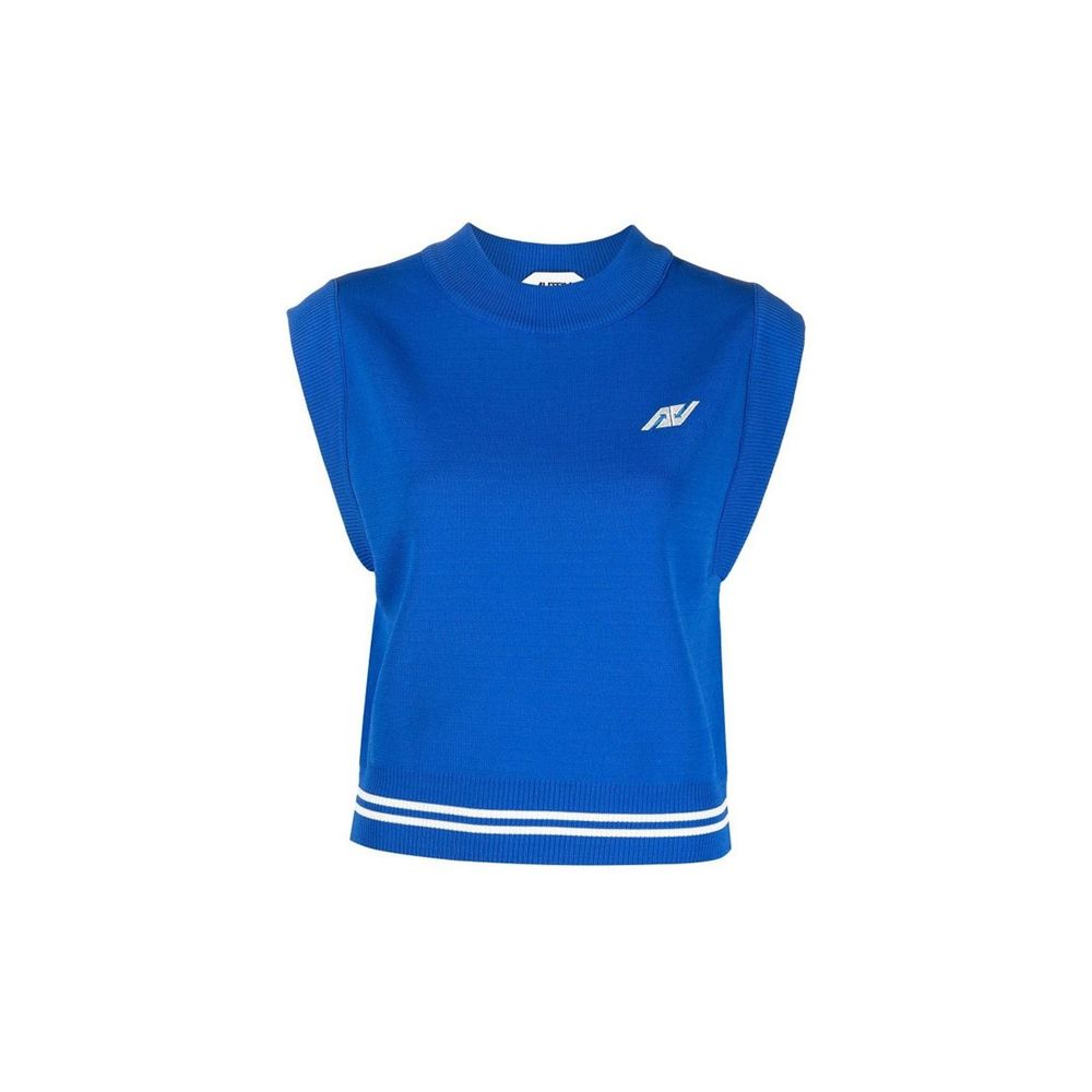 Blue Nylon Waistcoat - ventzia