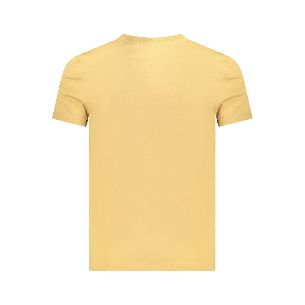 Beige Cotton Men T-Shirt - ventzia
