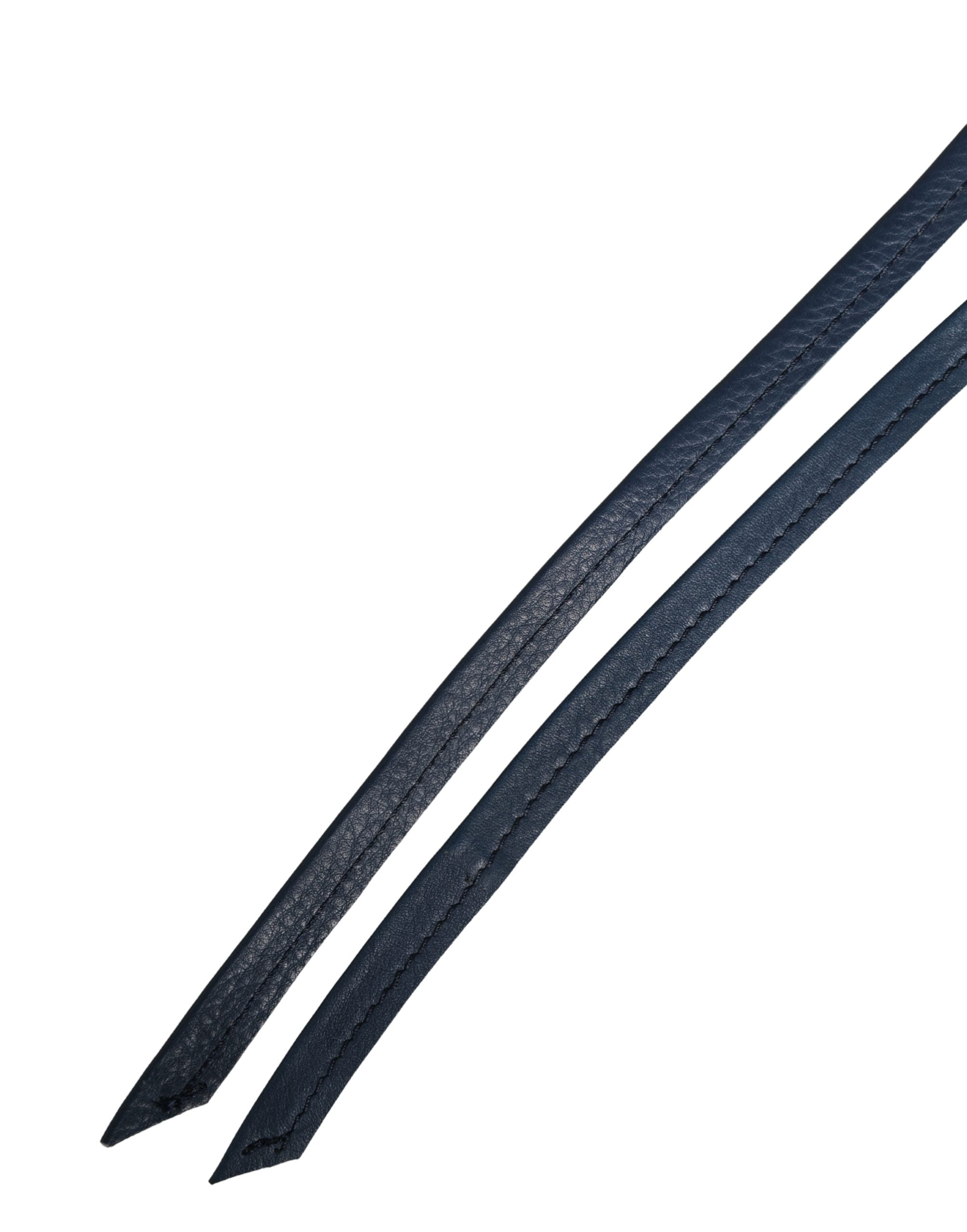 Blue Leather Wide Waist Women Cintura Belt - ventzia