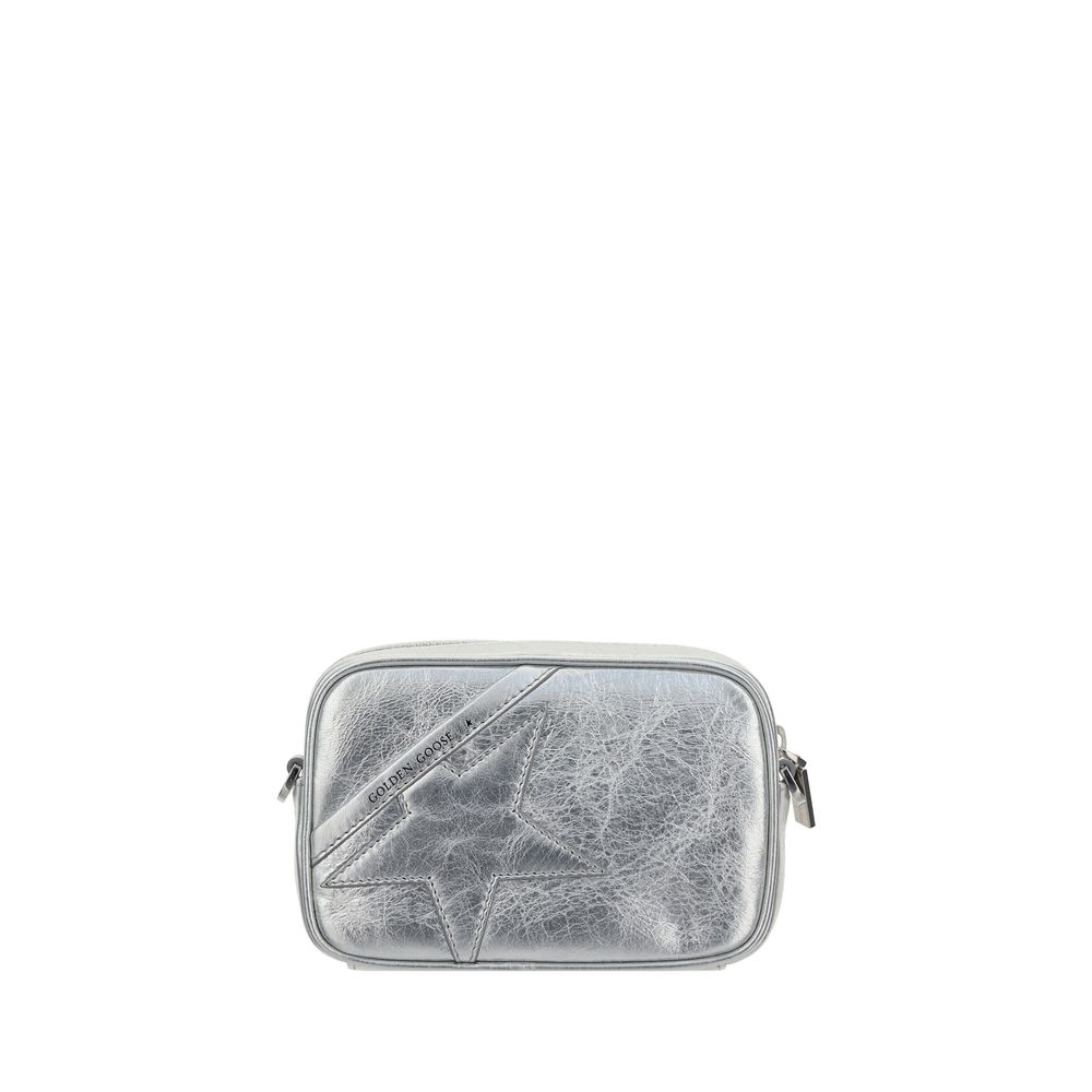 Gray Calf Leather Bos Taurus Shoulder Bag - ventzia