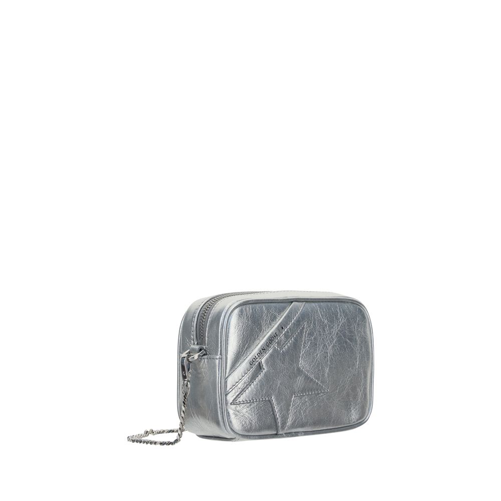 Gray Calf Leather Bos Taurus Shoulder Bag - ventzia