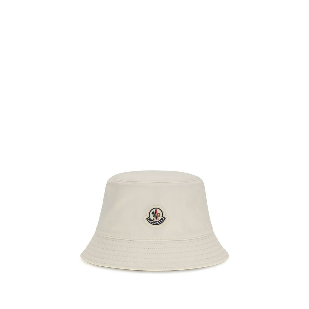White Polyester Bucket Hat - ventzia
