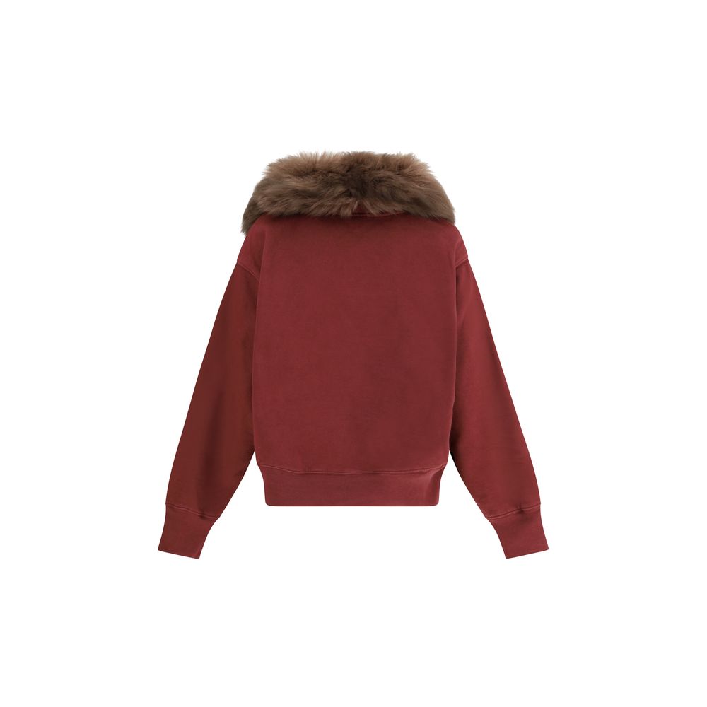 Bordeaux Cotton Sweatshirt