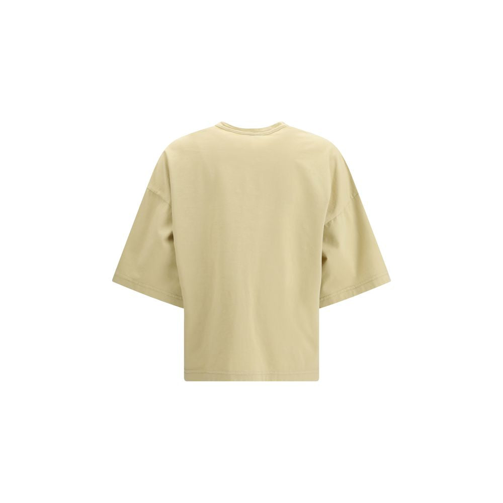 Beige Cotton T-Shirt - ventzia