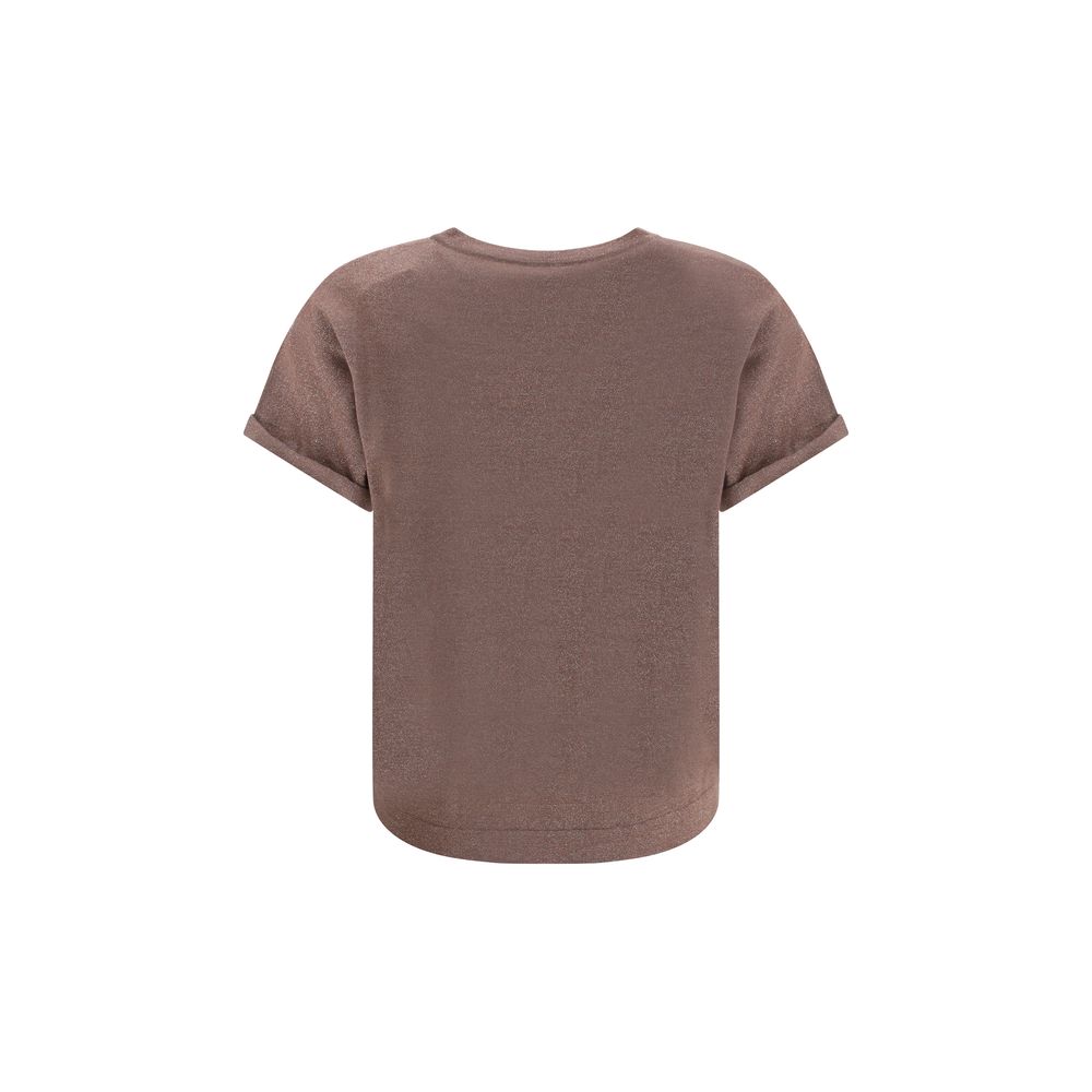 Brown Nylon T-Shirt - ventzia