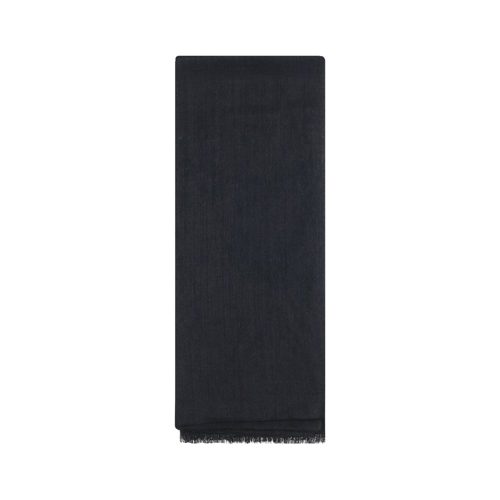Black Cashmere Scarf - ventzia