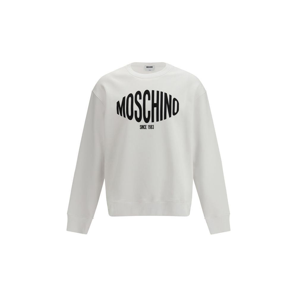 White Cotton Sweatshirt - ventzia