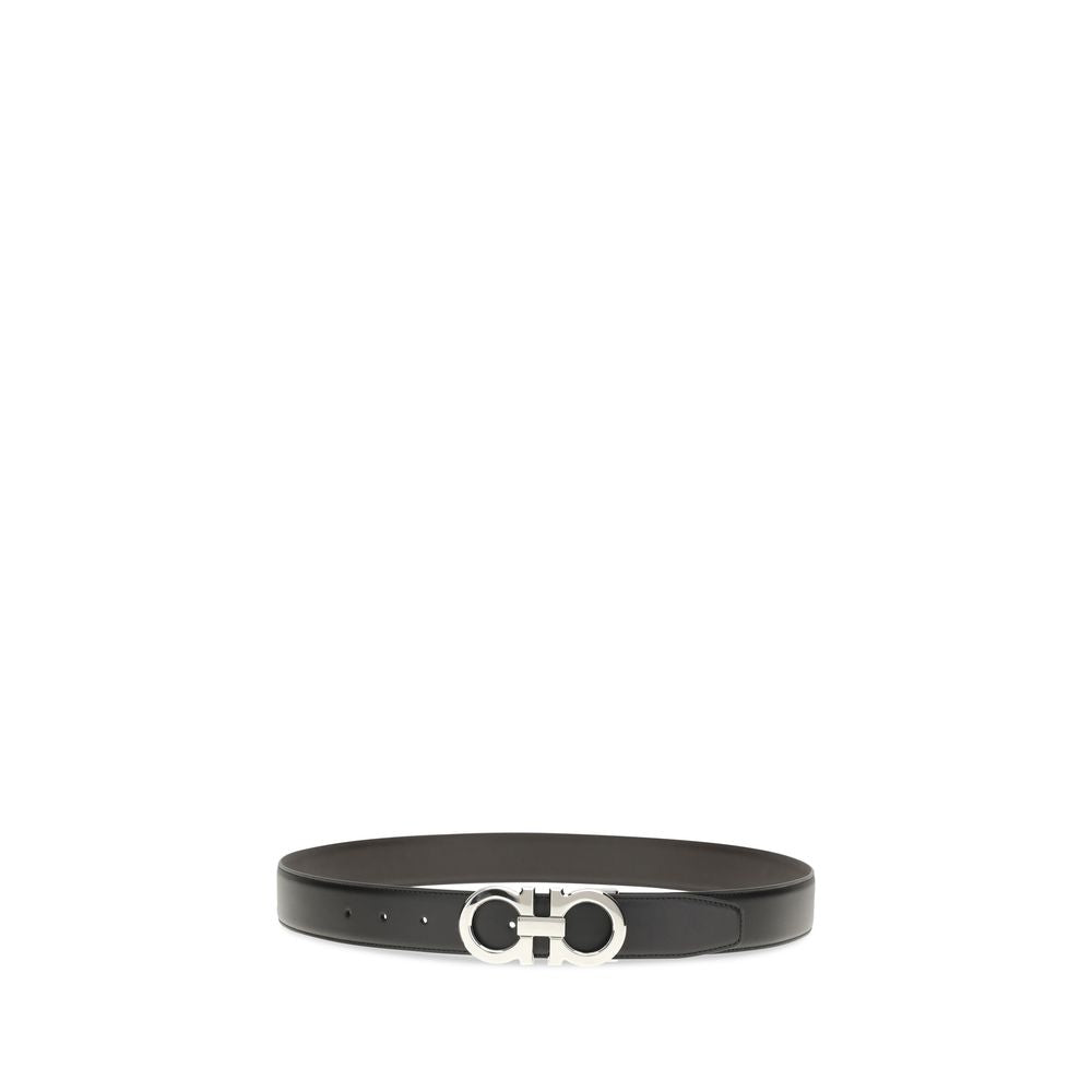 Black Calf Leather Bos Taurus Regular Belt - ventzia