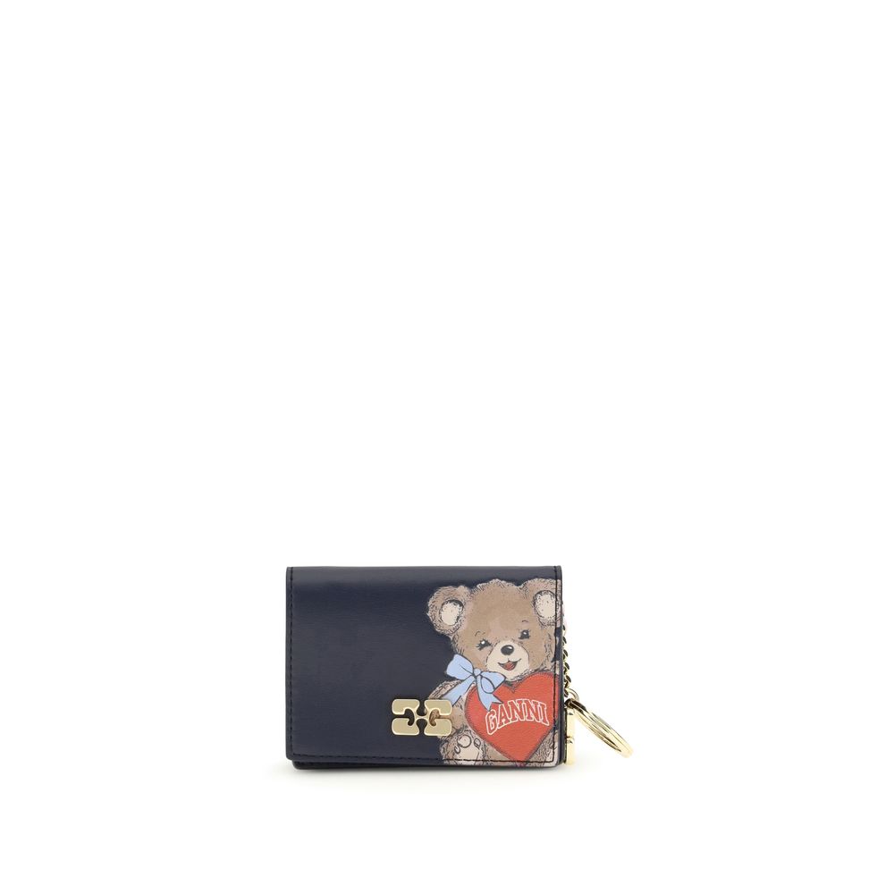 Black Recycled Leather Wallet - ventzia