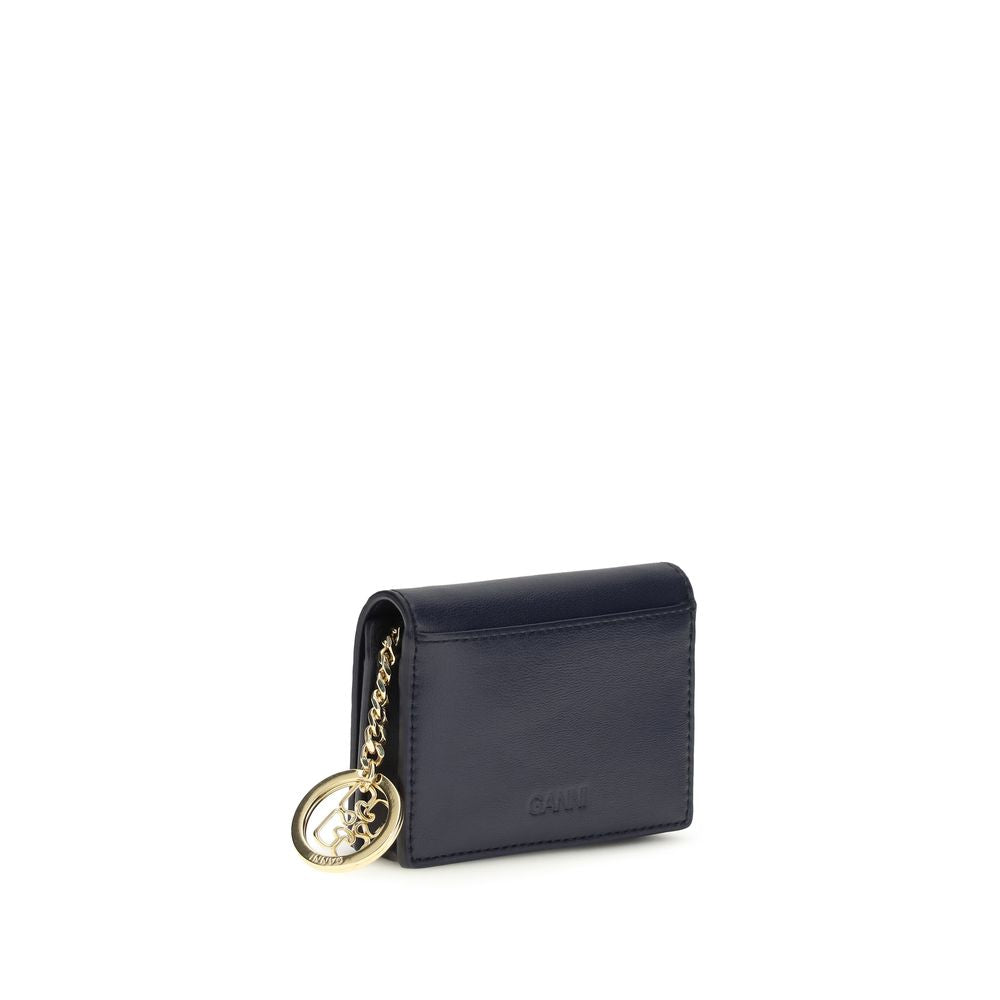 Black Recycled Leather Wallet - ventzia