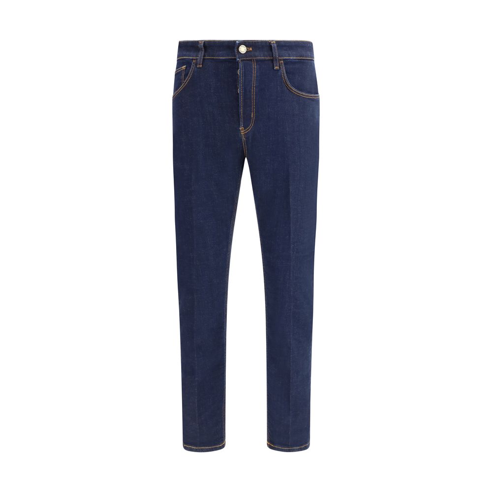 Blue Cotton Jeans Denim - ventzia