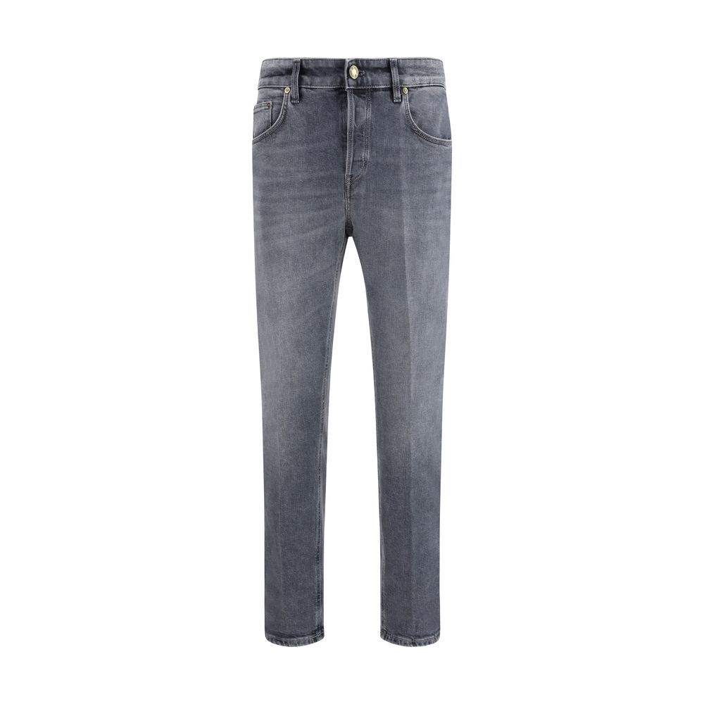 Gray Cotton Jeans Denim - ventzia