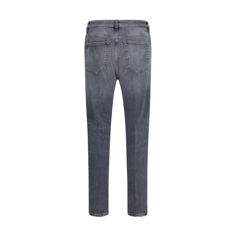 Gray Cotton Jeans Denim - ventzia