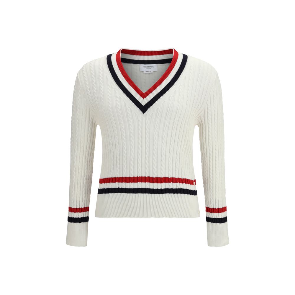 White Cotton Sweatshirt - ventzia