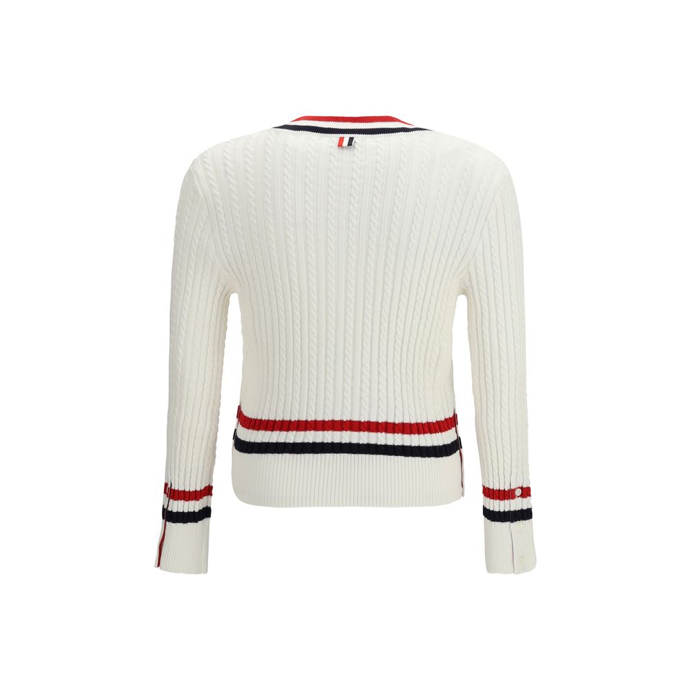 White Cotton Sweatshirt - ventzia