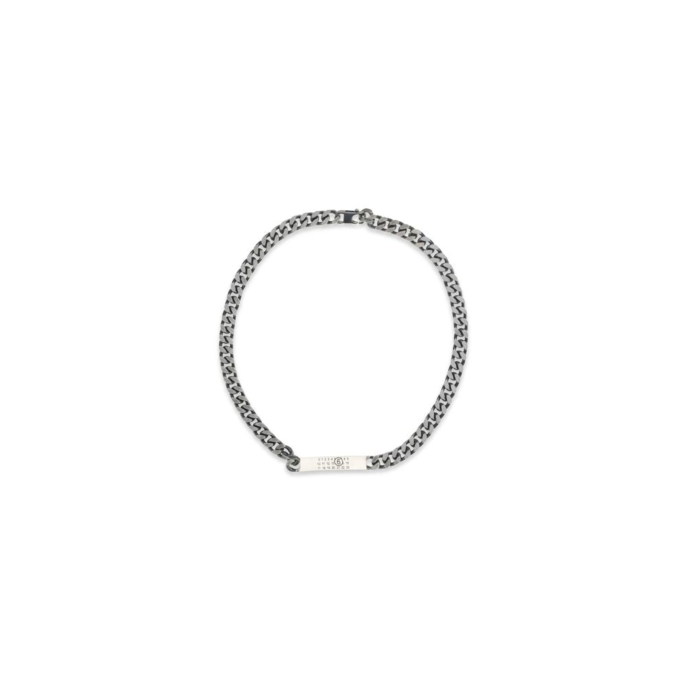 Silver Metal Necklace - ventzia