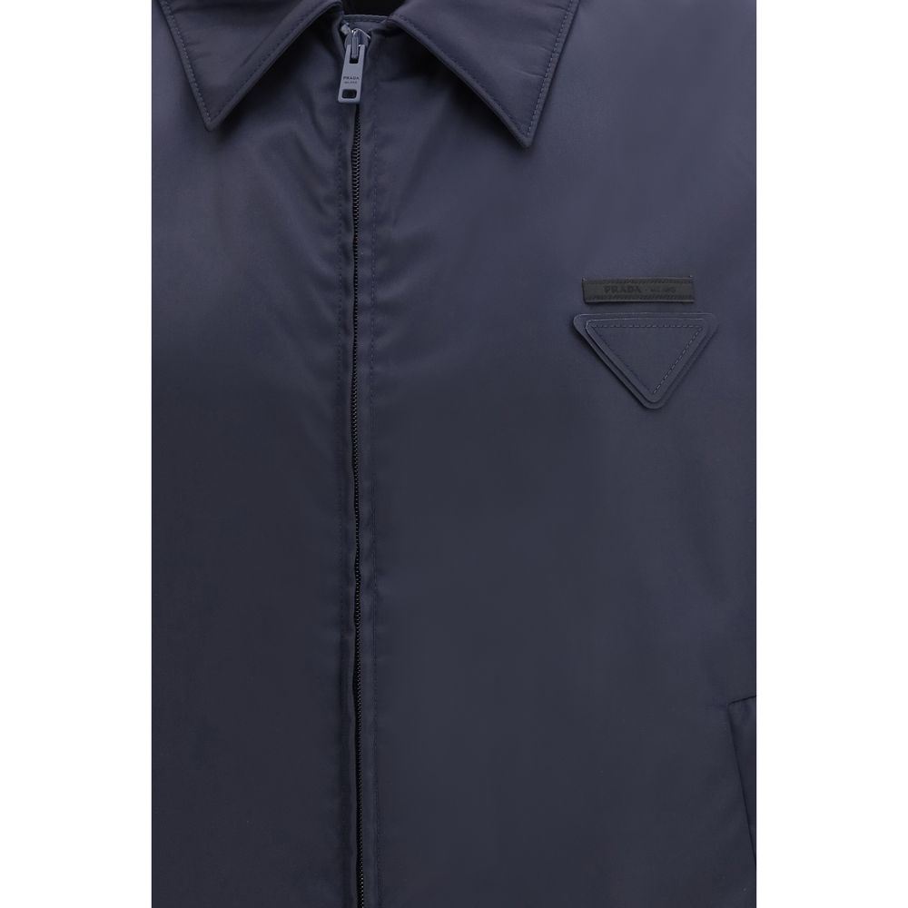 Blue Nylon Shell Jacket