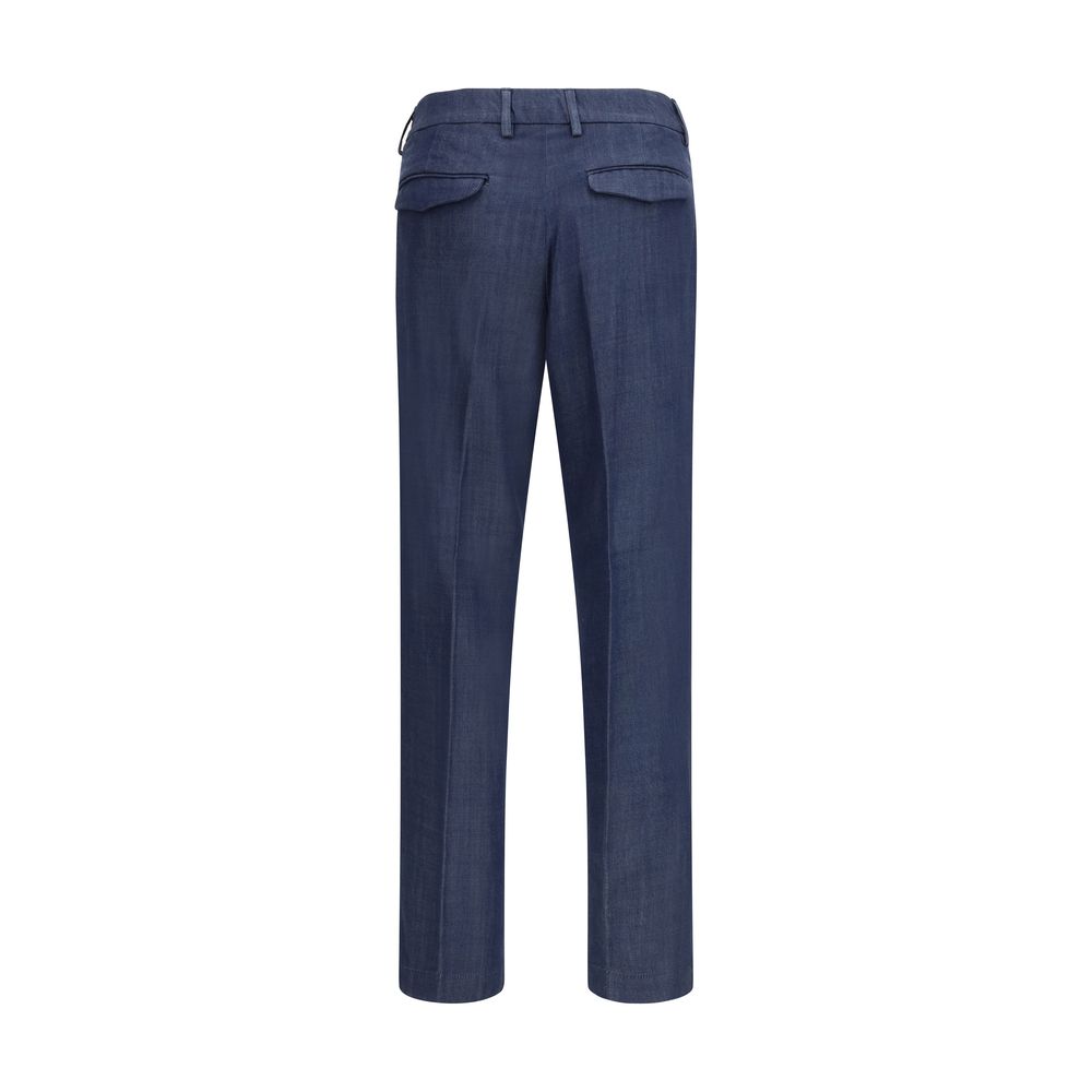 Blue Tencel Dress Pants - ventzia
