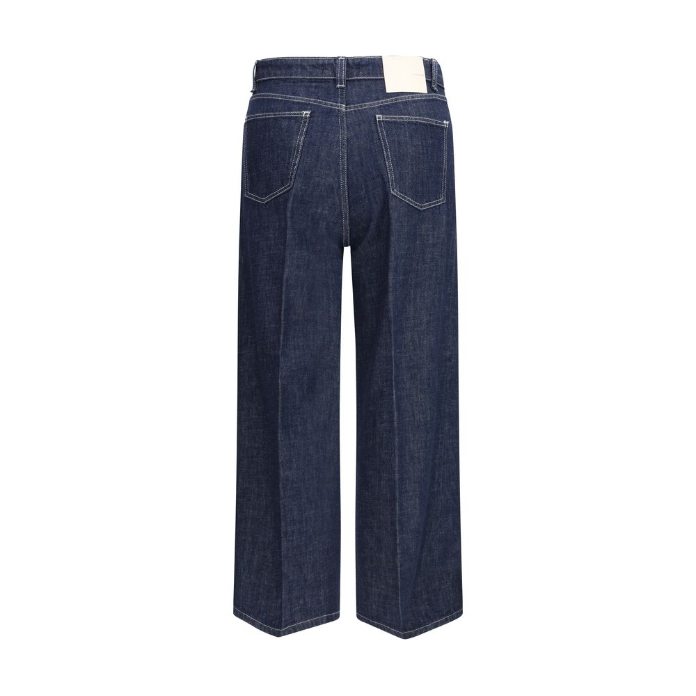 Blue Cotton Jeans Denim - ventzia