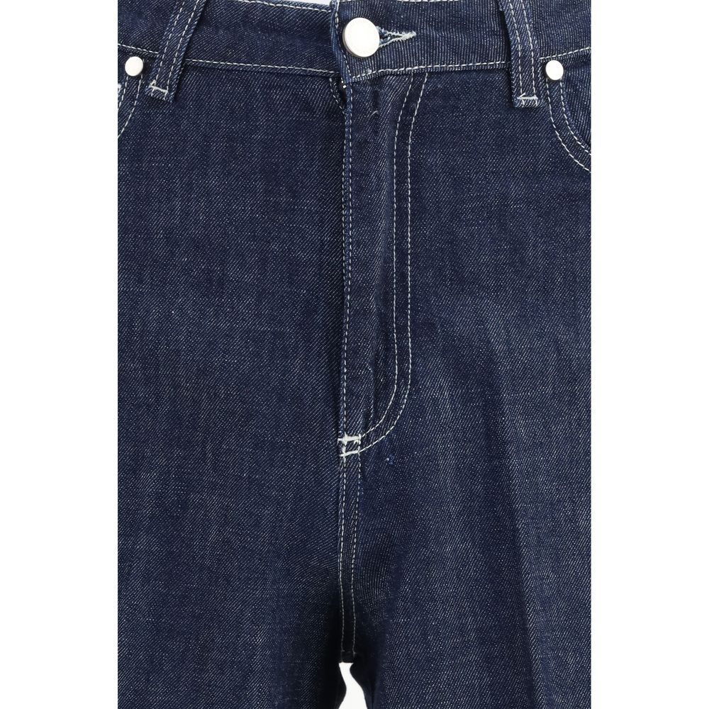 Blue Cotton Jeans Denim - ventzia