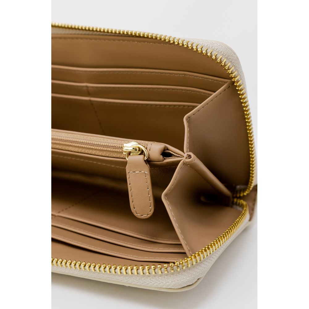 Beige Polyethylene Wallet - ventzia