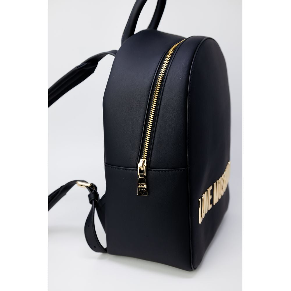 Black Polyethylene Backpack - ventzia