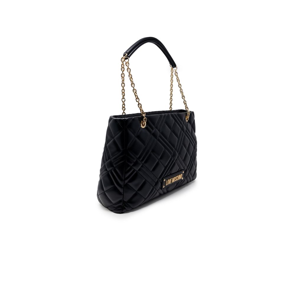 Black Polyethylene Handbag - ventzia