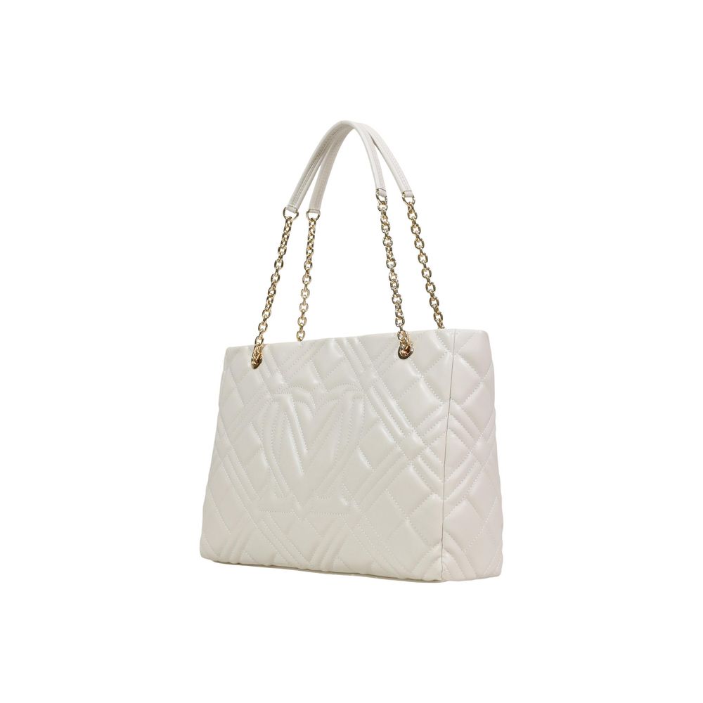Beige Polyethylene Handbag - ventzia